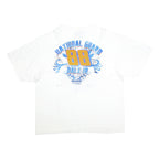 CHASE AUTHENTICS Mens White National Guard Dale Jr 2XL Short Sleeve Crew Neck
