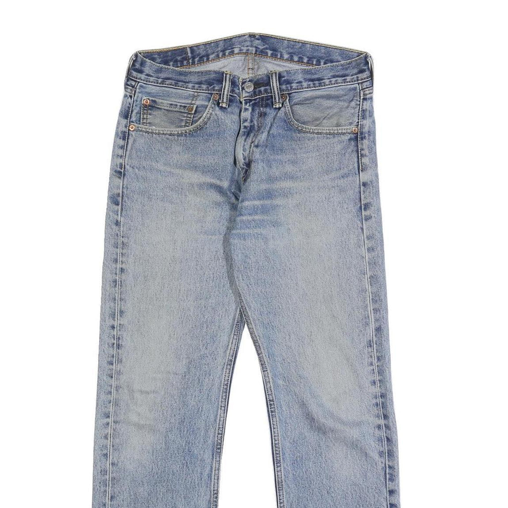 LEVI'S 505 Mens Jeans Blue Regular Straight Denim Medium Wash W32 L32 Classic