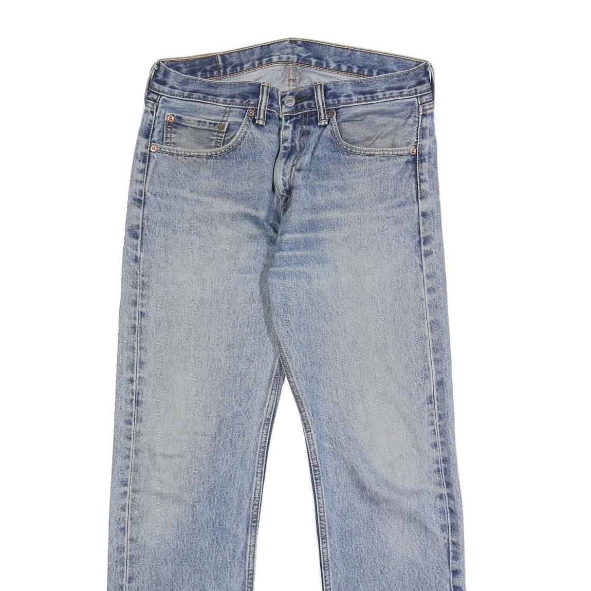 LEVI'S 505 Mens Jeans Blue Regular Straight Denim Medium Wash W32 L32 Classic