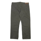 DICKIES Mens Cotton Blend Relaxed Fit Straight Leg Trousers W40 L31 Dark Green