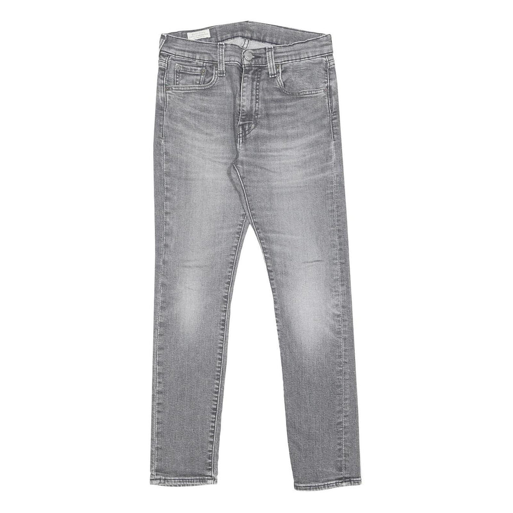 LEVI'S 519 BIG E Mens Jeans Grey Slim Skinny Denim Light W30 L30 Authentic Fit