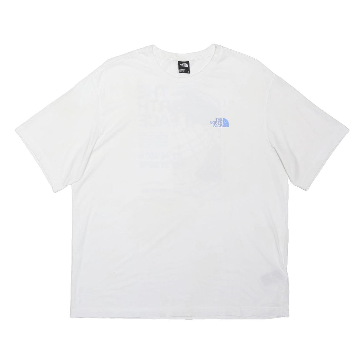 THE NORTH FACE Mens White Cotton Blend Graphic T-Shirt XL Short Sleeve Crew Neck