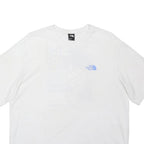 THE NORTH FACE Mens White Cotton Blend Graphic T-Shirt XL Short Sleeve Crew Neck