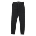 LEVI'S 710 Girls Slim Skinny Denim Black W22 L26 Cotton Blend Zip Jeans