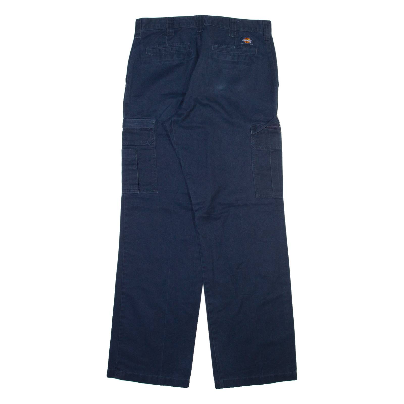 DICKIES Cargo Mens Trousers Blue Regular Straight W33 L33
