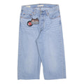 LEVI'S Womens Shorts Blue Cotton Blend Casual S W29 Vinyl Graphics