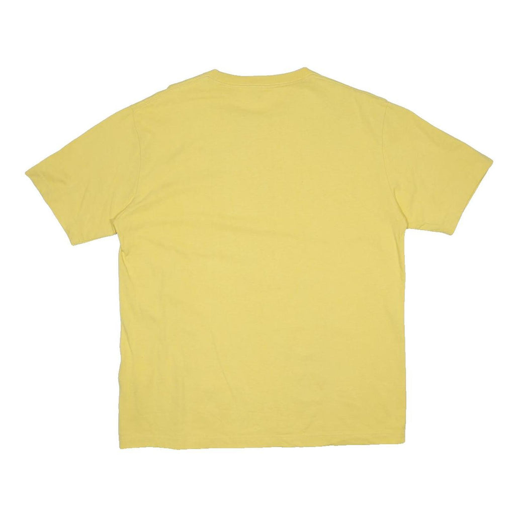 BEN DAVIS Mens Yellow Pocket T-Shirt XL Short Sleeve Crew Neck Cotton