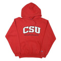 CHAMPION Mens Red CSU Stanislaus Pullover Hoodie M College Logo Sweatshirt