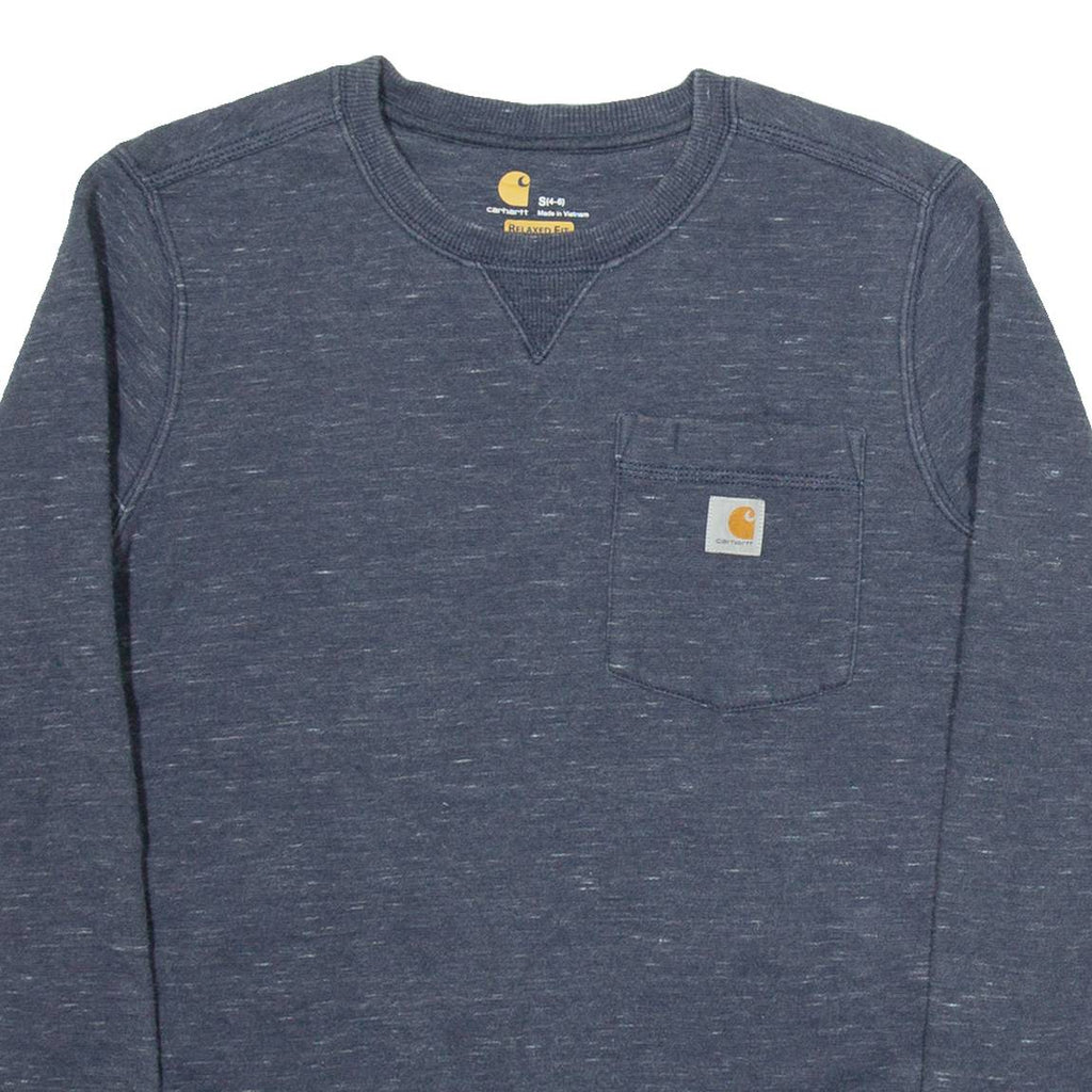 CARHARTT Mens Sweatshirt Blue S