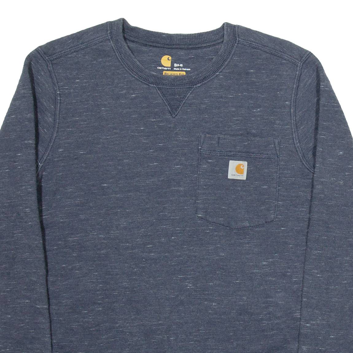 CARHARTT Mens Sweatshirt Blue S