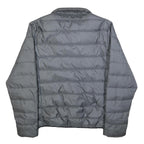 LEVI'S Mens Grey Jacket L Polyester Blend Puffer Lightweight Zip Up Casual