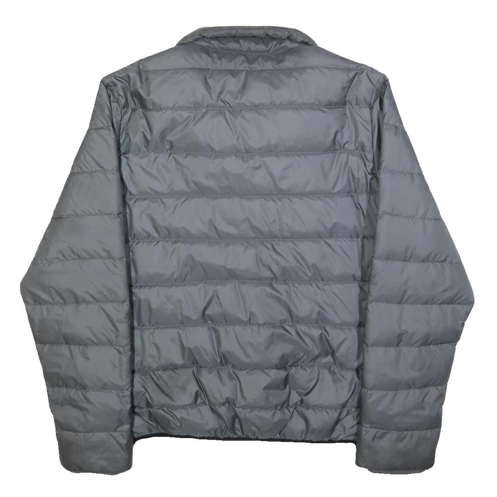 LEVI'S Mens Grey Jacket L Polyester Blend Puffer Lightweight Zip Up Casual