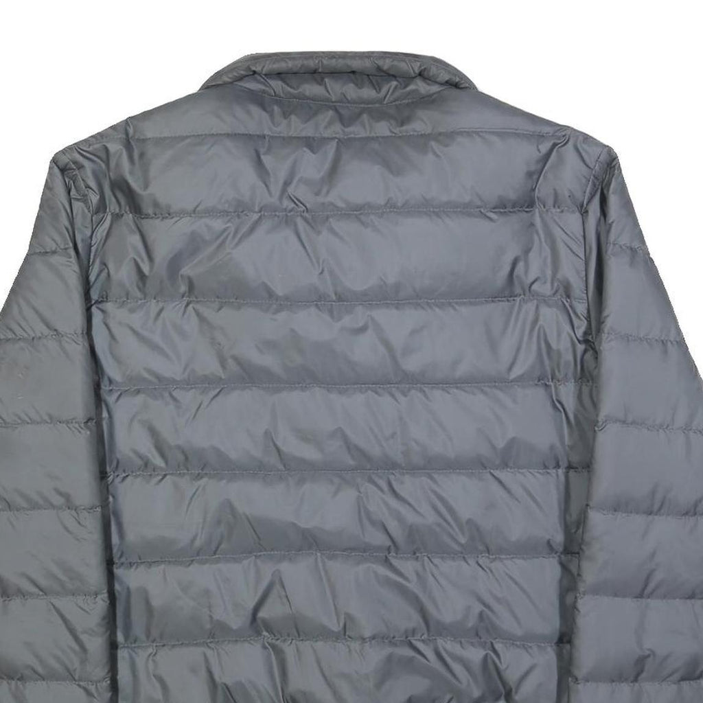 LEVI'S Mens Grey Jacket L Polyester Blend Puffer Lightweight Zip Up Casual