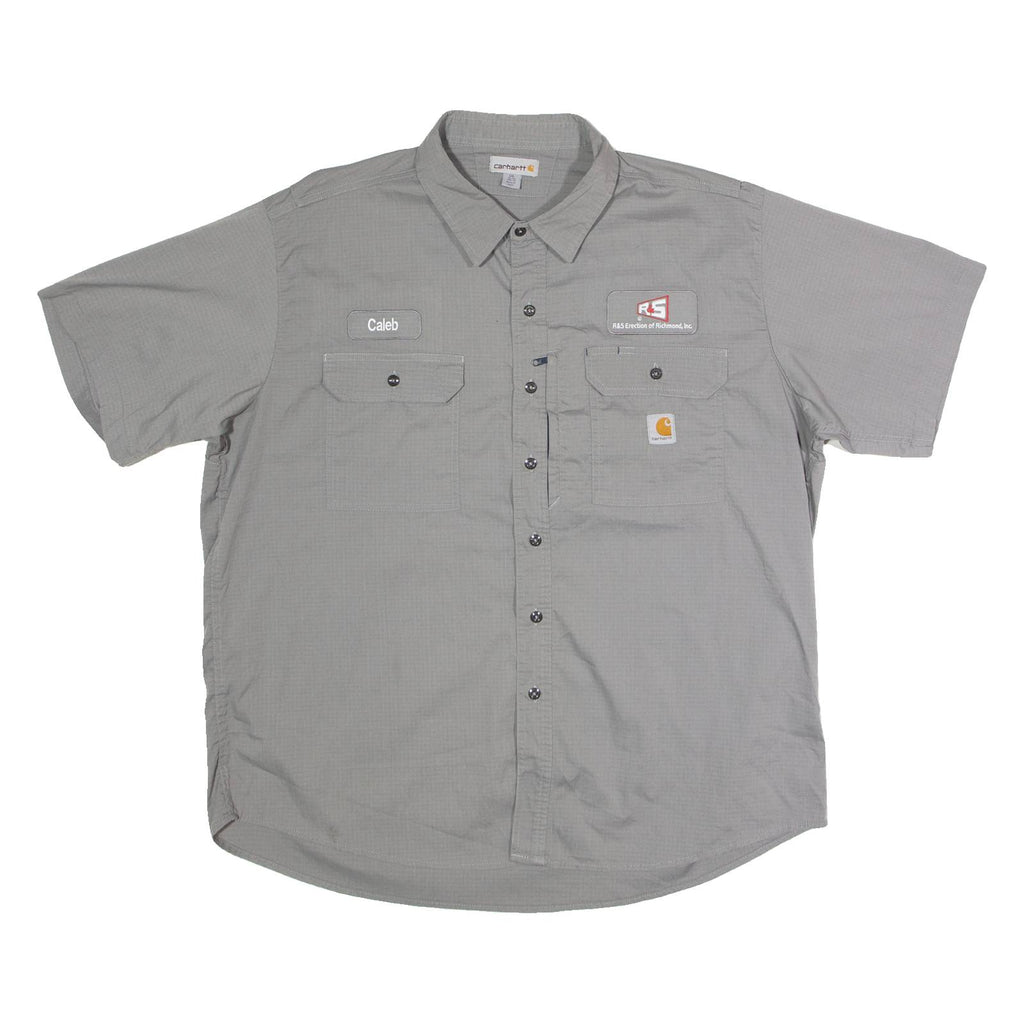 CARHARTT R&S Erection 'Caleb' Mens Worker Shirt Grey 2XL