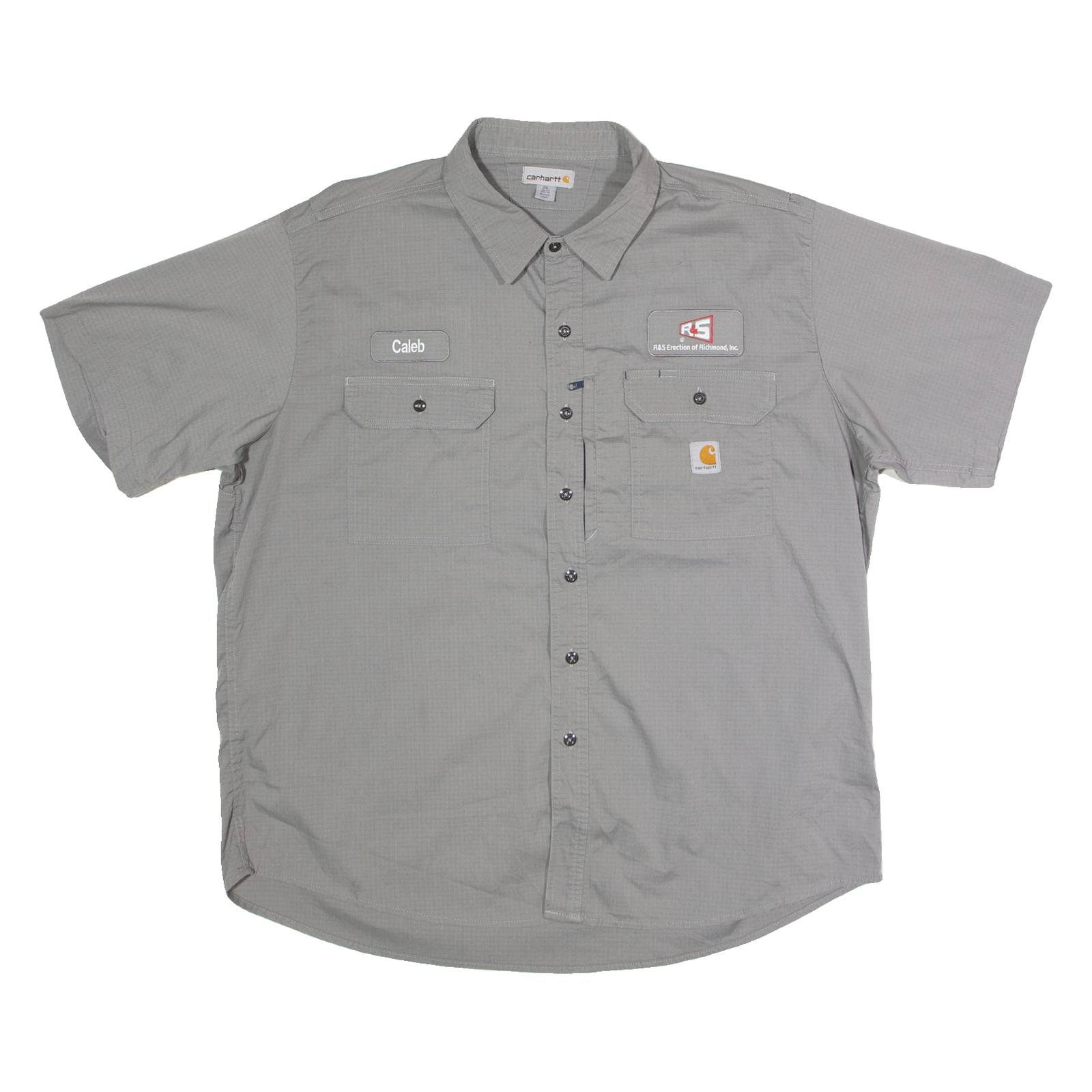 CARHARTT R&S Erection 'Caleb' Mens Worker Shirt Grey 2XL