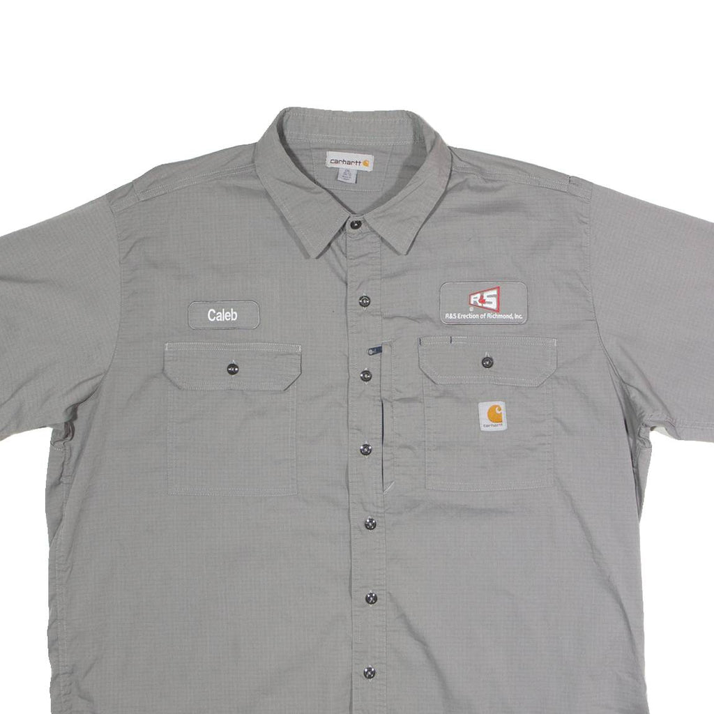 CARHARTT R&S Erection 'Caleb' Mens Worker Shirt Grey 2XL