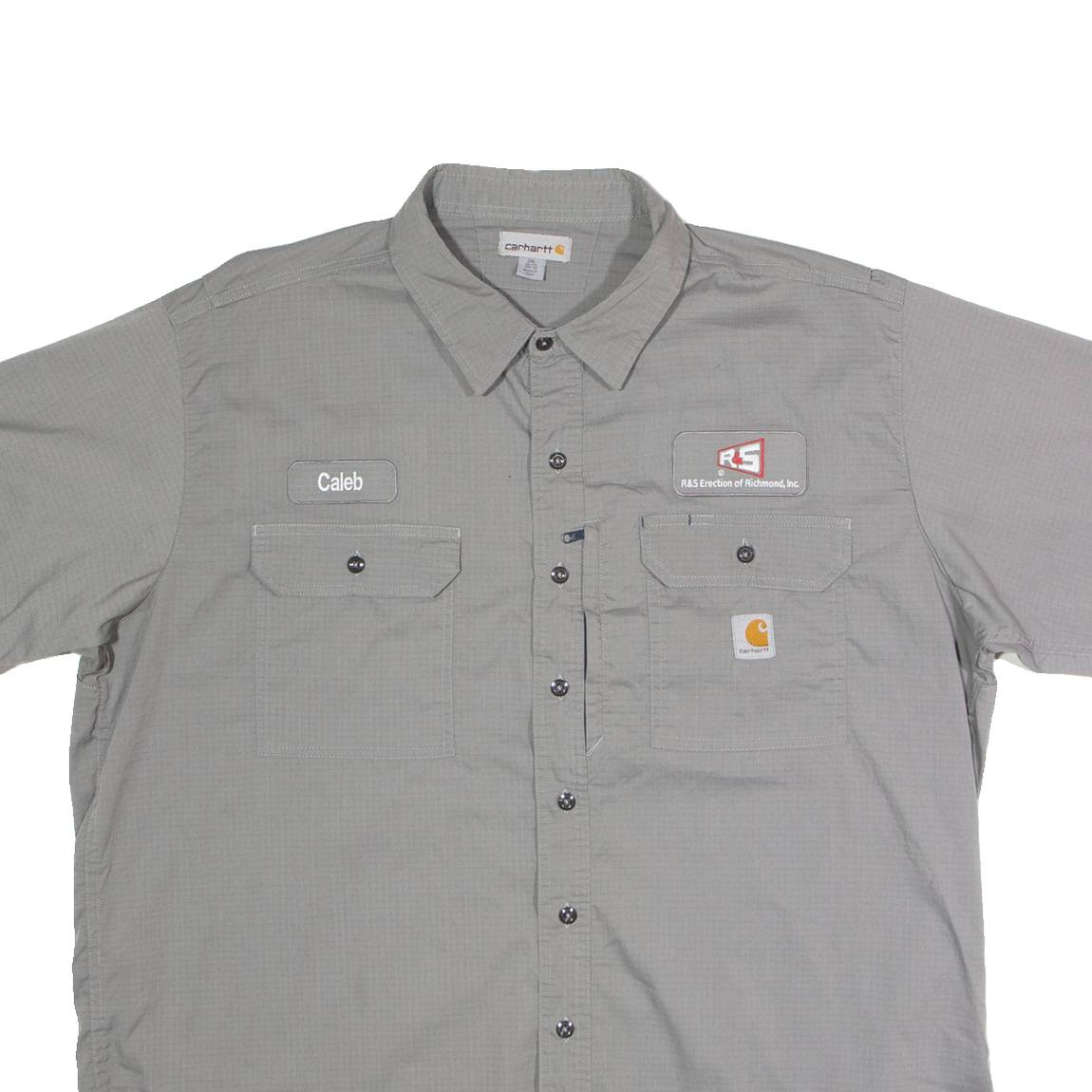 CARHARTT R&S Erection 'Caleb' Mens Worker Shirt Grey 2XL