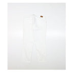 HEACH Womens Slim White Denim Slim Jeans W29 L24 Distressed Zip