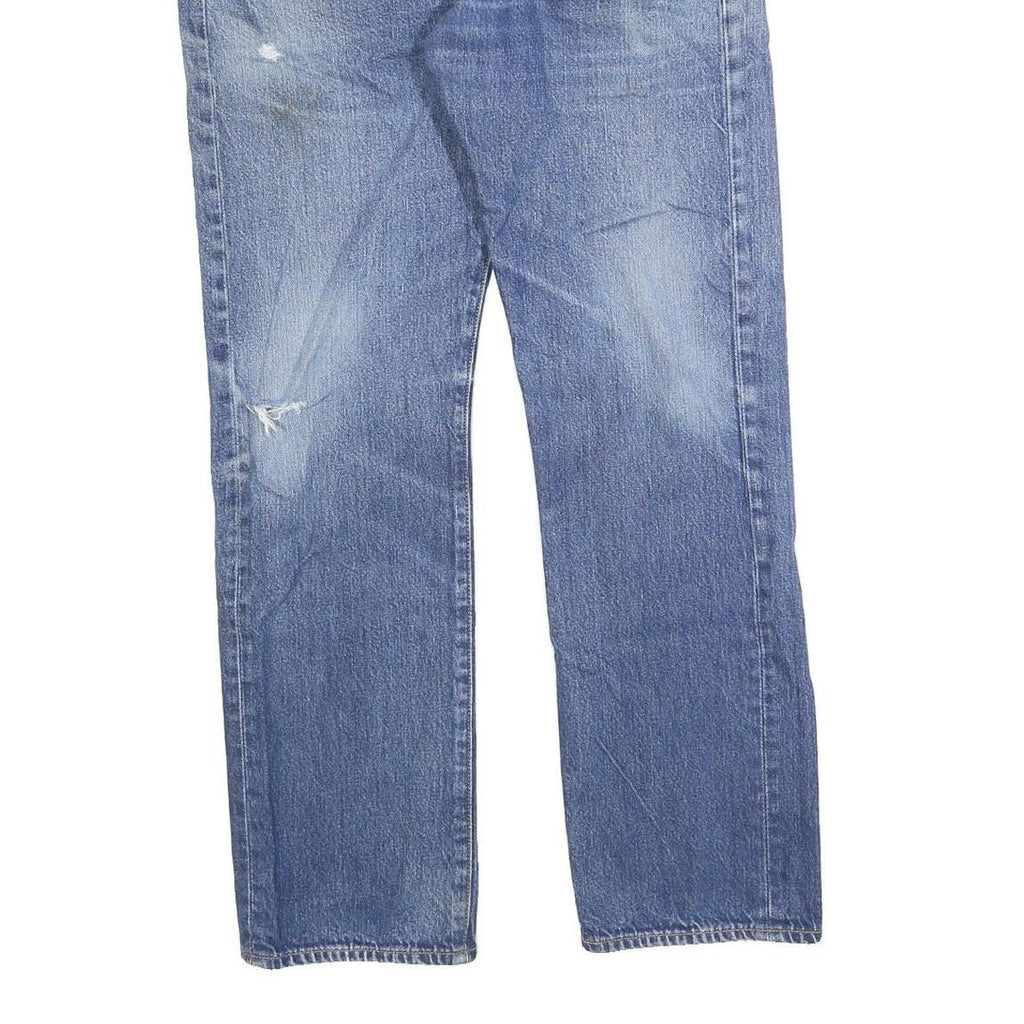 LEVI'S 501 BIG E Mens Jeans Blue Regular Straight Denim W33 L32 Vintage Classic