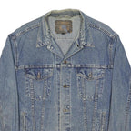 LEVI'S Mens Blue Denim Button Jacket L Cotton Classic Vintage Workwear Jacket