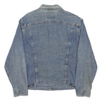 LEVI'S Mens Blue Denim Button Jacket L Cotton Classic Vintage Workwear Jacket