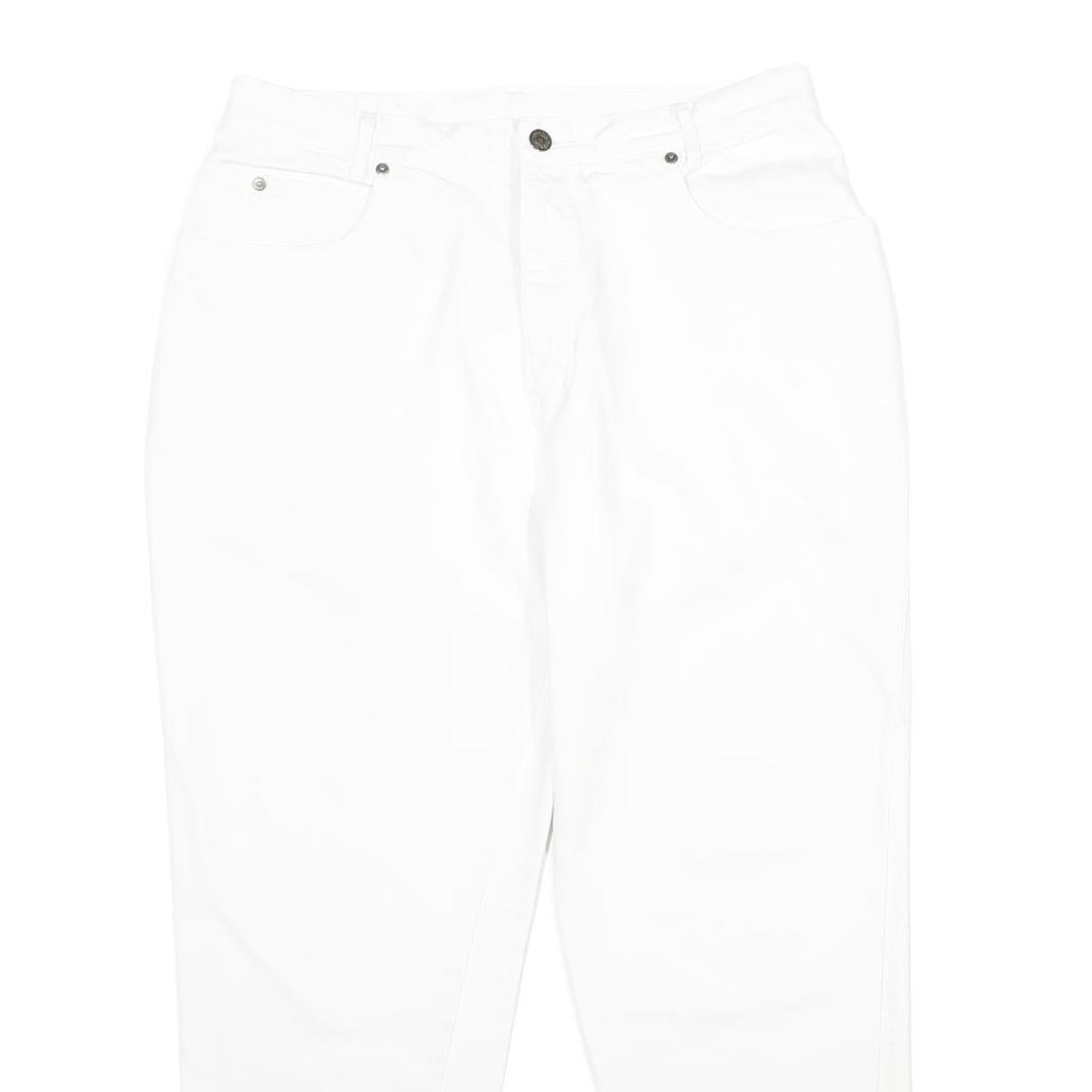 BIG STAR Womens White Classic Jeans Denim W34 L28 Zip Cotton Casual