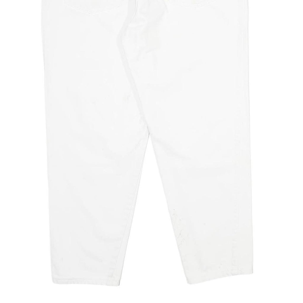 BIG STAR Womens White Classic Jeans Denim W34 L28 Zip Cotton Casual