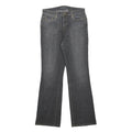 DKNY Womens Regular Fit Grey Denim Jeans W29 L31 Zip Pockets
