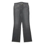 DKNY Womens Regular Fit Grey Denim Jeans W29 L31 Zip Pockets