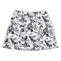 ASOS Womens Black & White A-Line Short Polyester Print Skirt UK 12 Style