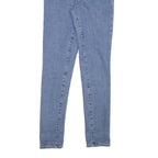 LEVI'S 721 Womens Slim Blue Denim Light W24 L26 Skinny Jeans Zip Closure