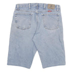 WRANGLER Mens Denim Light Blue Casual Shorts XL W34 Cotton Blend Classic Fit