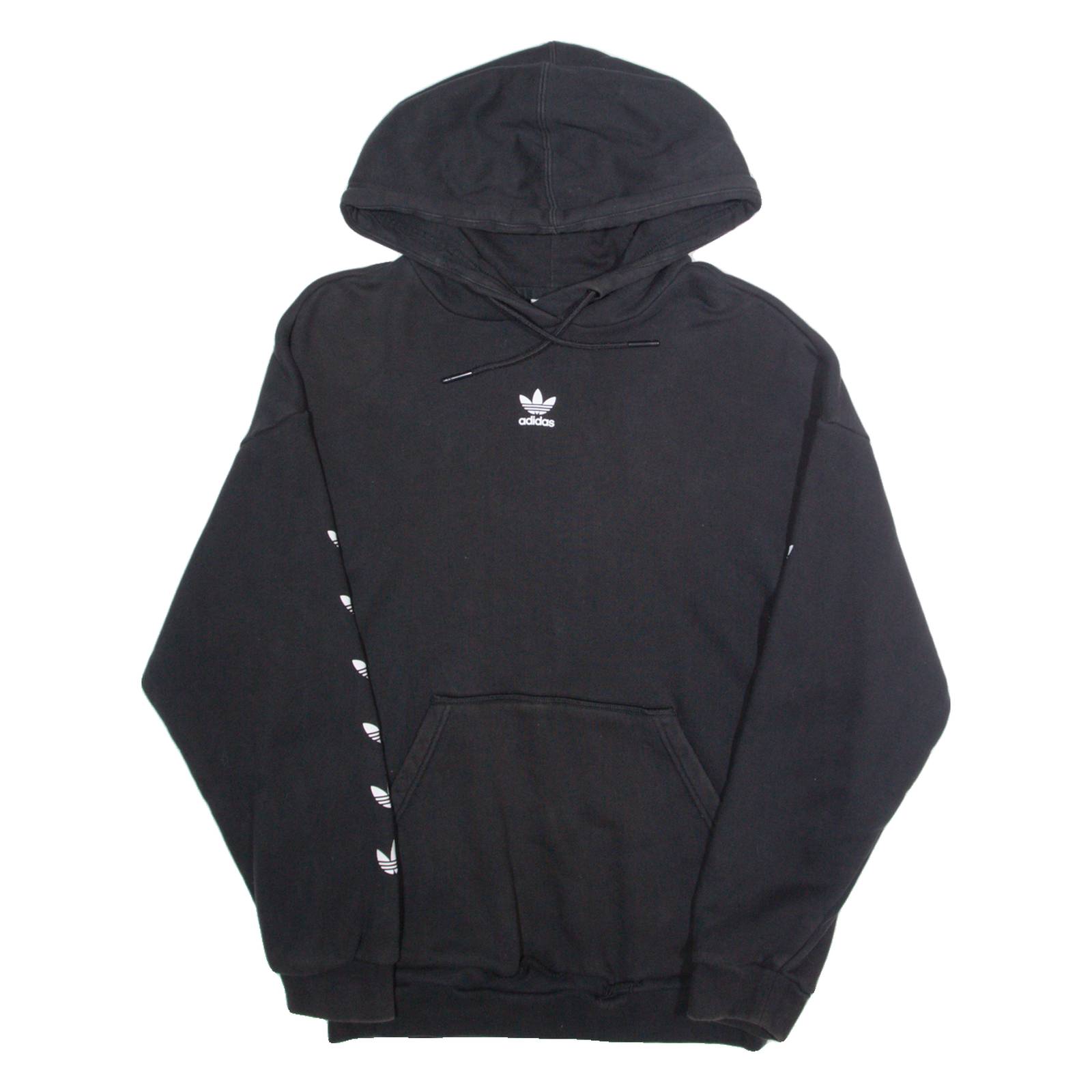 ADIDAS Womens Black Hoodie XS