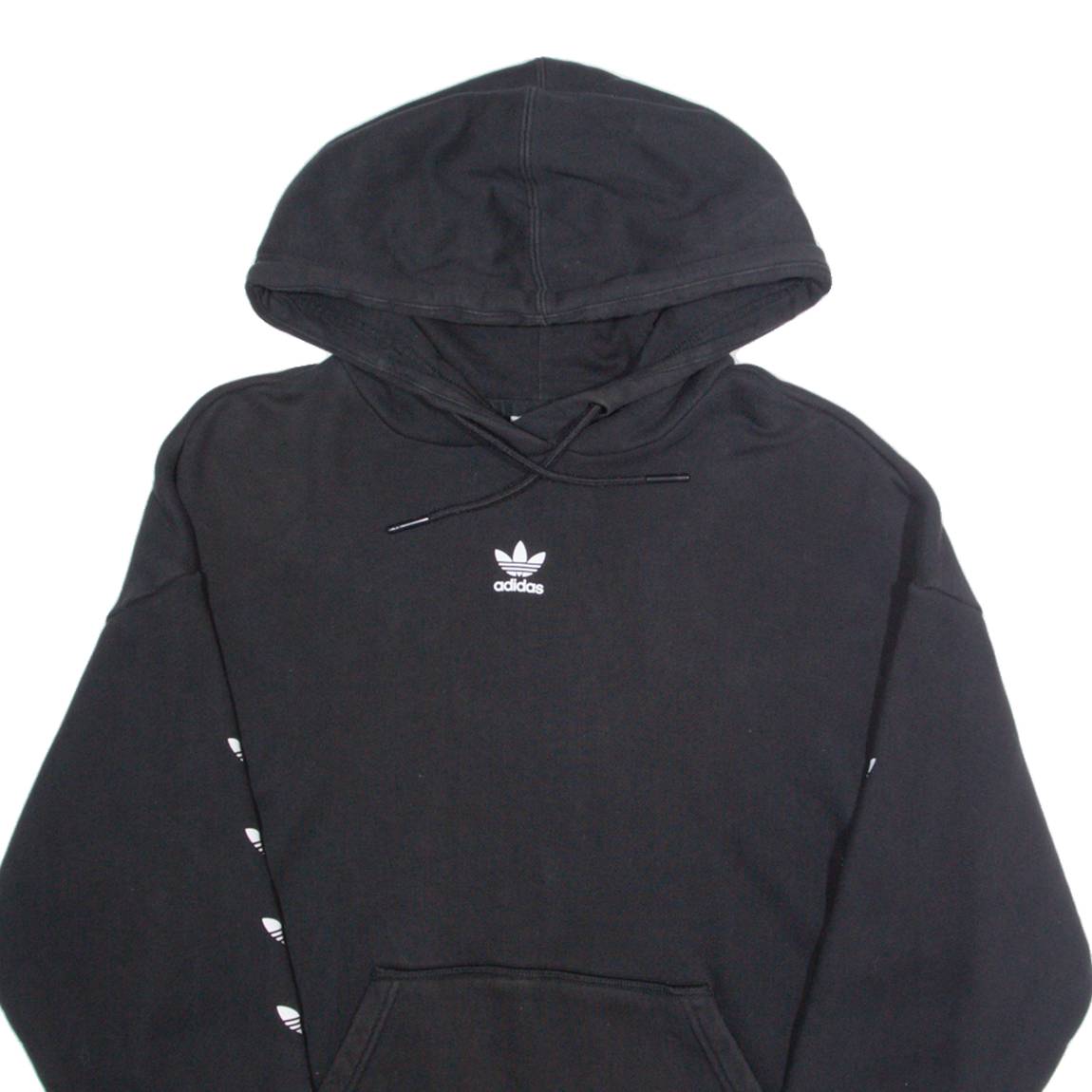 ADIDAS Womens Black Hoodie XS