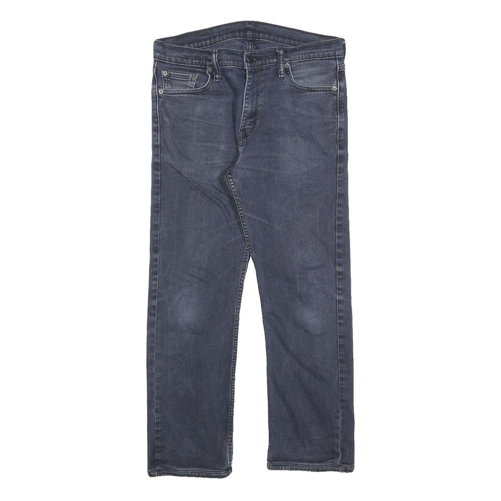 LEVI'S 513 Mens Jeans Blue Regular Straight Denim Medium W30 L26 Classic Fit Zip
