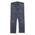 LEVI'S 513 Mens Jeans Blue Regular Straight Denim Medium W30 L26 Classic Fit Zip