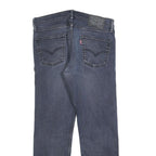 LEVI'S 513 Mens Jeans Blue Regular Straight Denim Medium W30 L26 Classic Fit Zip