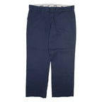DICKIES 774 Womens Trousers Blue Regular Straight W41 L31
