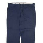 DICKIES 774 Womens Trousers Blue Regular Straight W41 L31