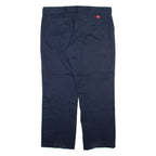 DICKIES 774 Womens Trousers Blue Regular Straight W41 L31