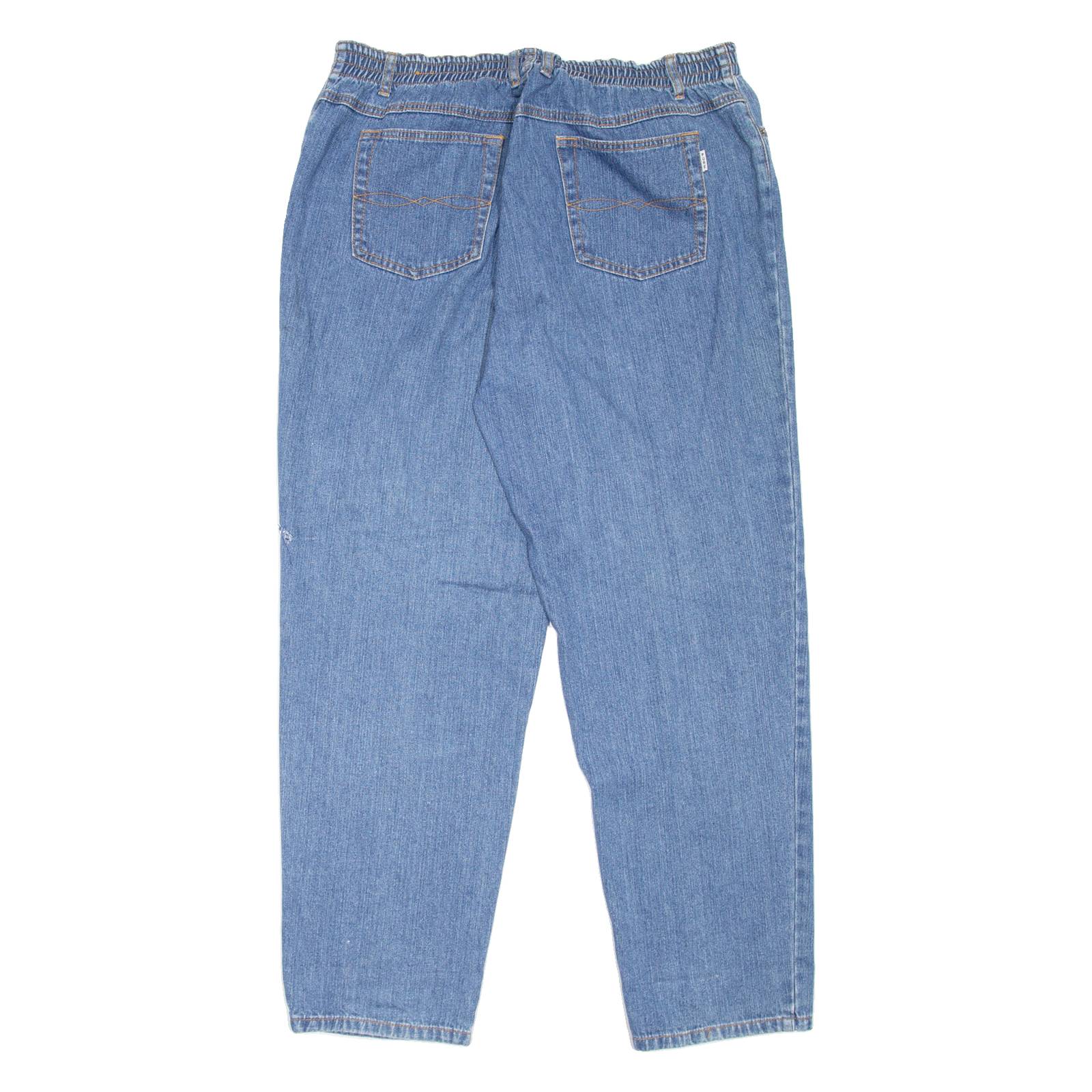 PURE Womens Jeans Blue Regular Mom W32 L29