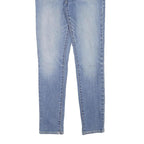 LEVI'S Womens Blue Slim Skinny Denim Light W24 L27 Cotton Blend Zip Jeans