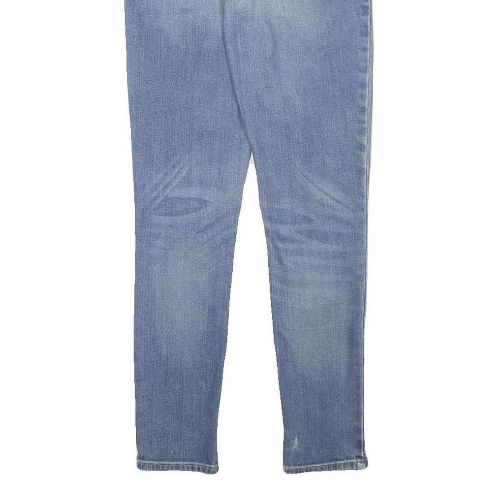 LEVI'S Womens Blue Slim Skinny Denim Light W24 L27 Cotton Blend Zip Jeans