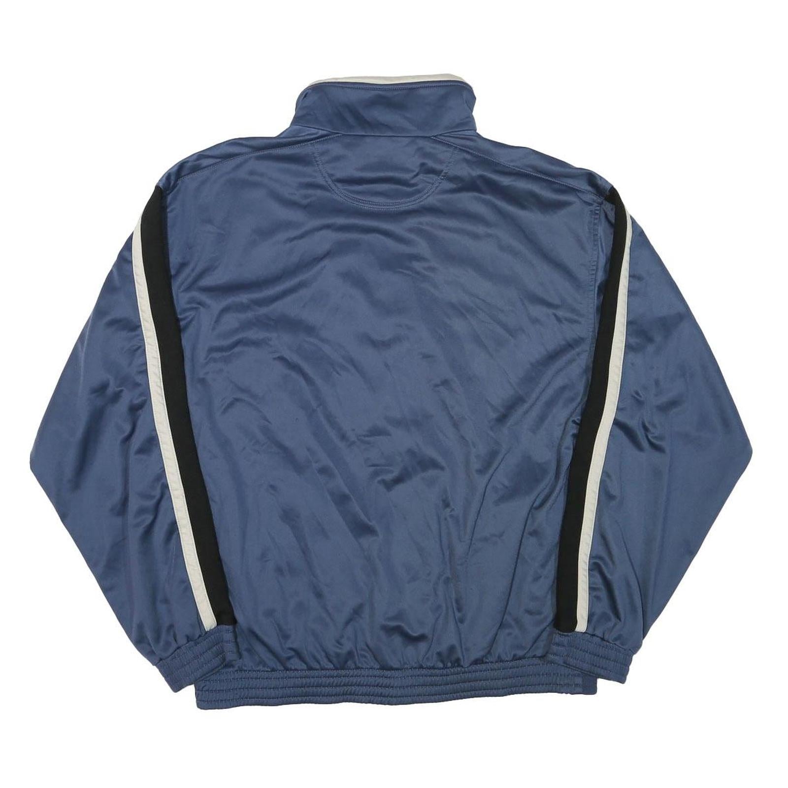 LOTTO Mens Blue & Cream Zip Jacket XL Polyester Blend Sports Casual Trackwear