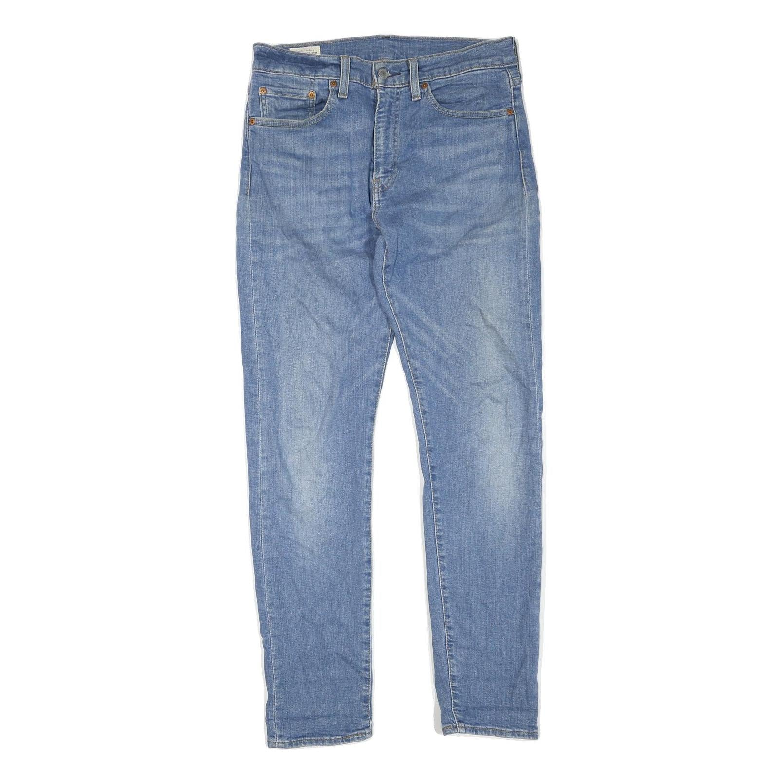 LEVI'S 512 Tapered Mens Jeans Blue Cotton Blend Regular Tapered Denim W31 L32