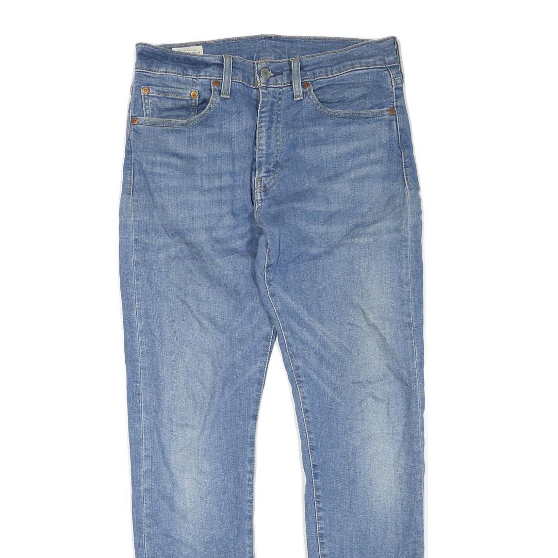 LEVI'S 512 Tapered Mens Jeans Blue Cotton Blend Regular Tapered Denim W31 L32