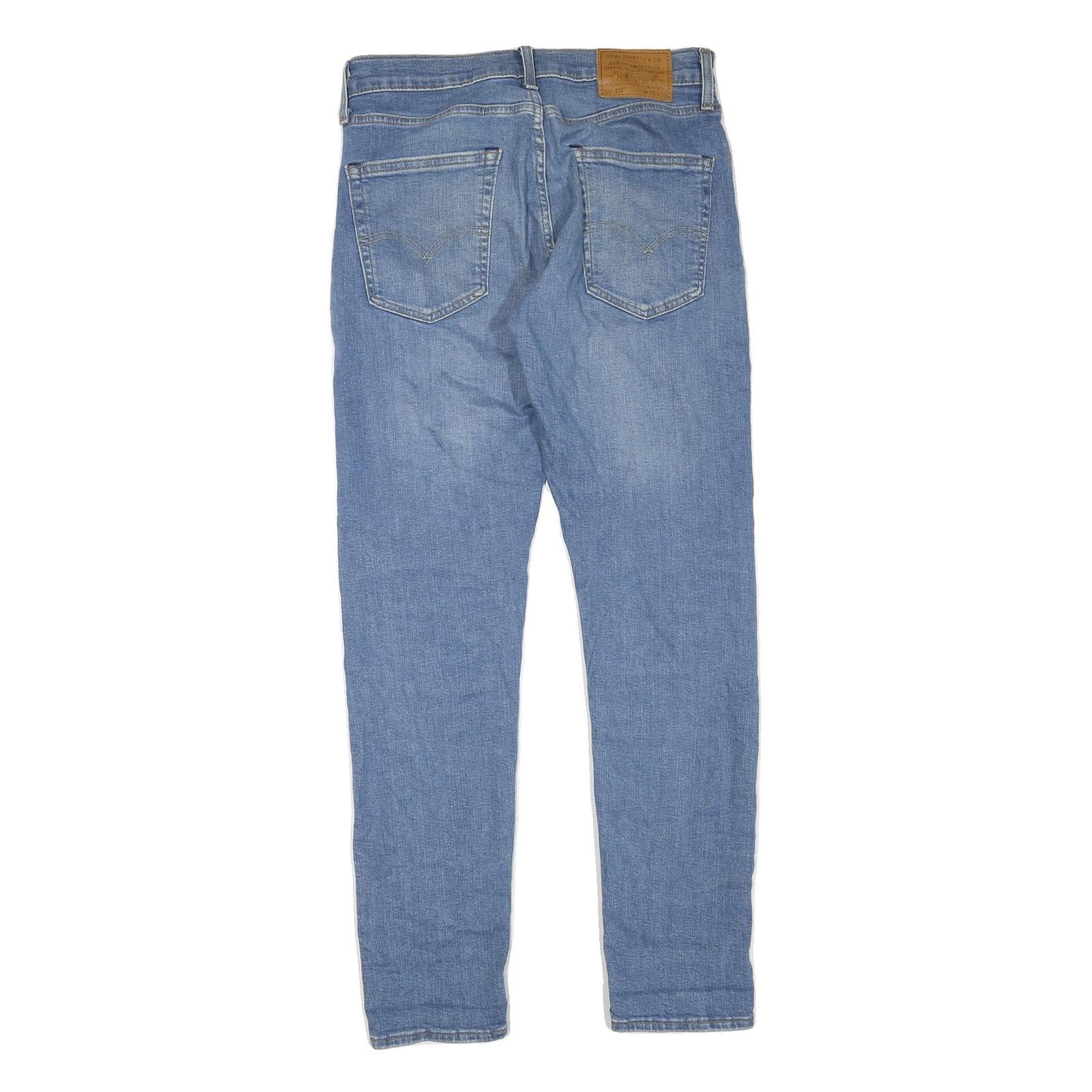 LEVI'S 512 Tapered Mens Jeans Blue Cotton Blend Regular Tapered Denim W31 L32