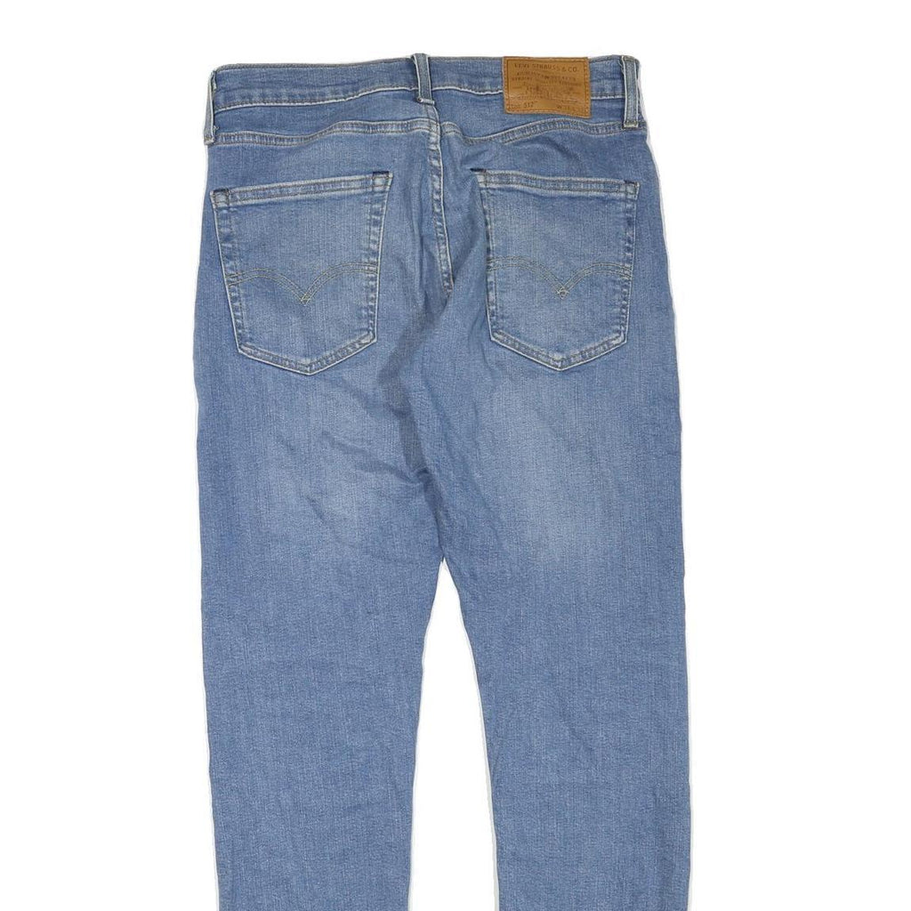 LEVI'S 512 Tapered Mens Jeans Blue Cotton Blend Regular Tapered Denim W31 L32