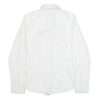 TOM TAILOR Womens Plain Shirt White Long Sleeve S