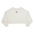 PUMA Cropped Womens Sweatshirt Beige M